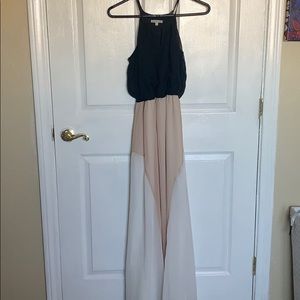 Charlotte ruse black white cream flow dress